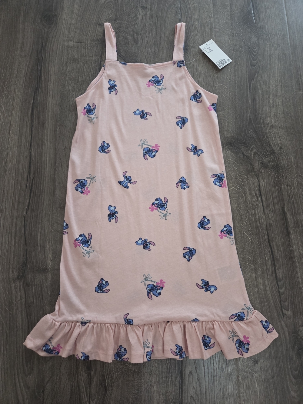 Girls Pink Stitch Dress Size 8/10 NWT